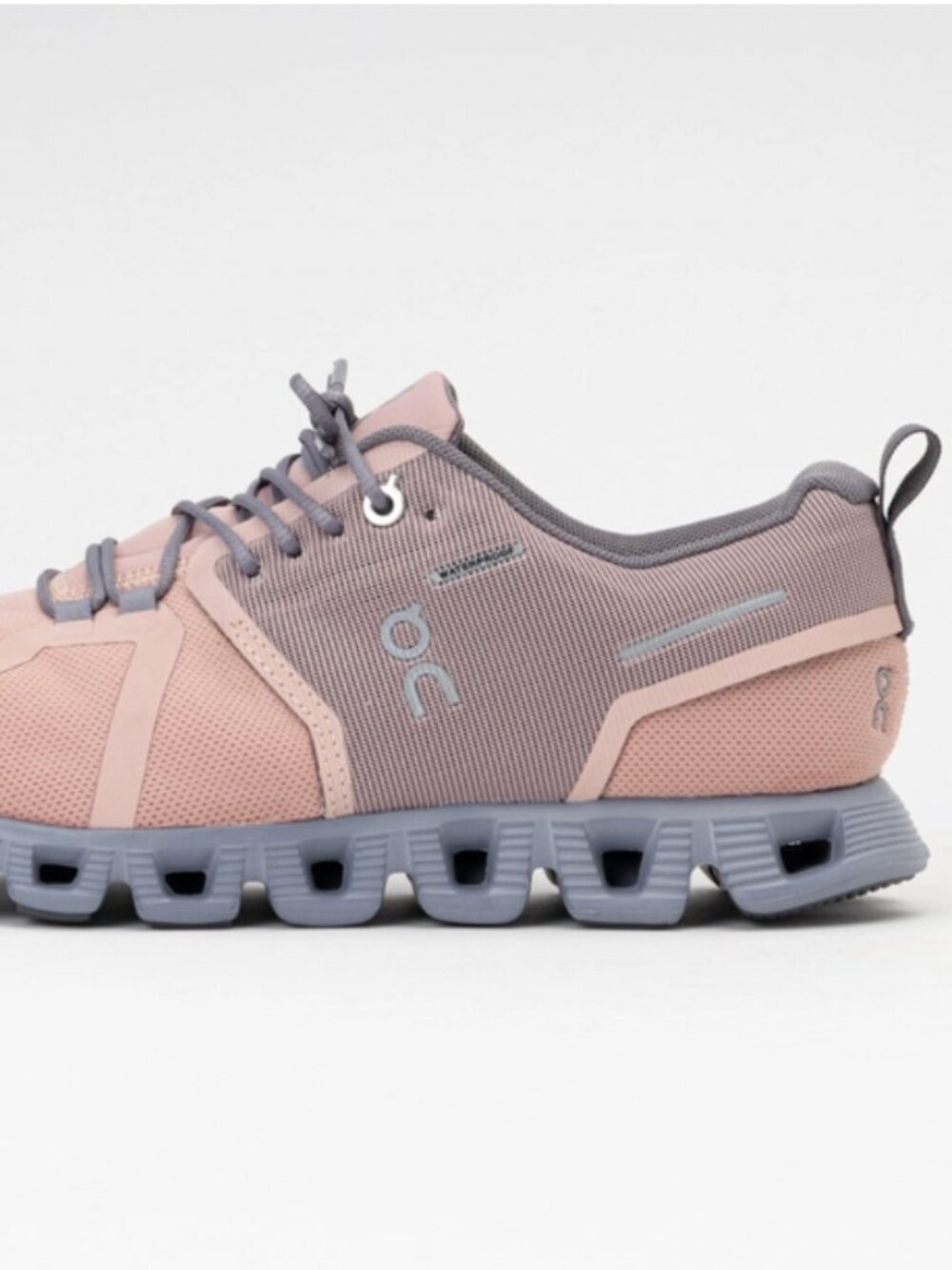 On Cloud 5 Waterproof Sneakers | Rose Fossil | Size 8.5 - Picture 4 of 9